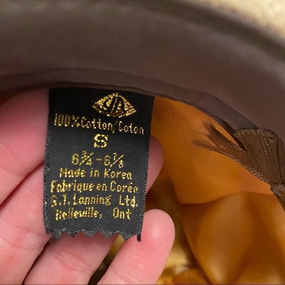 Lanning corduroy hat size small(6 3/4-8 7/8) 100% cotton - Picture 3 of 7